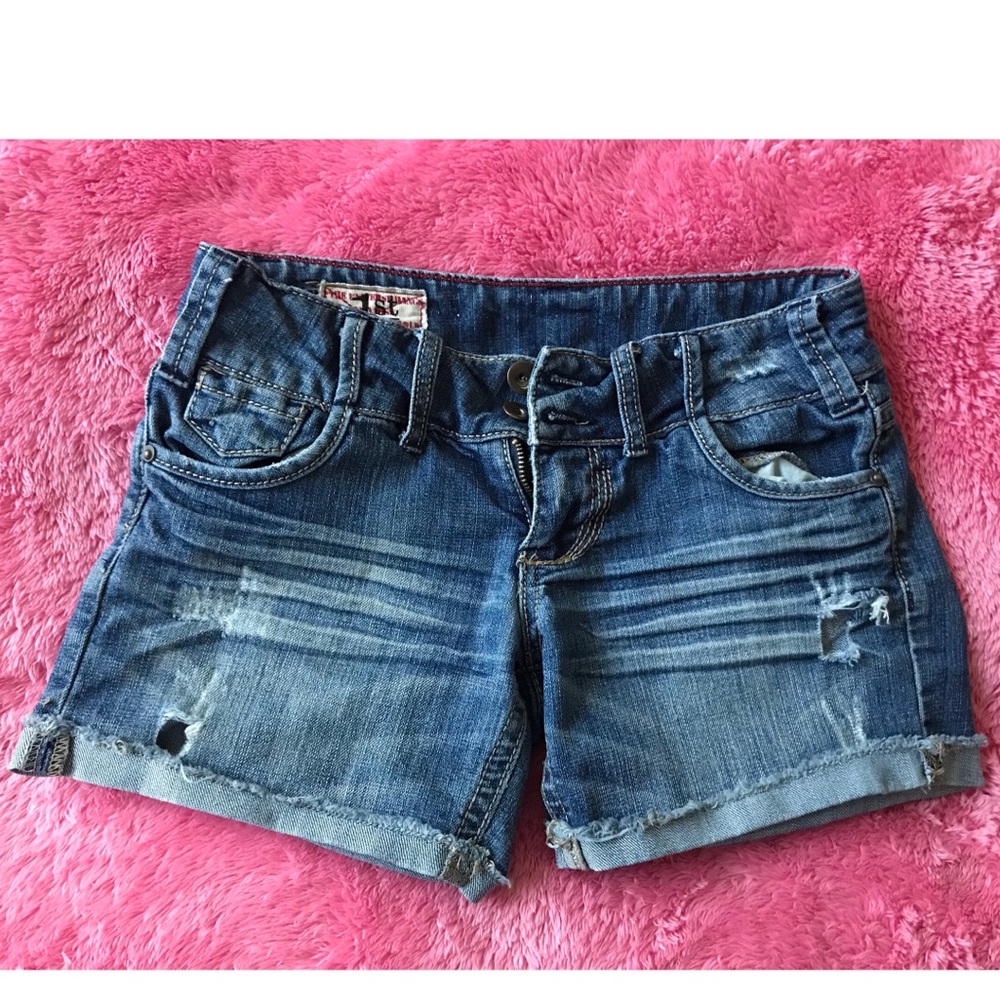 Low Rise Jean Shorts
